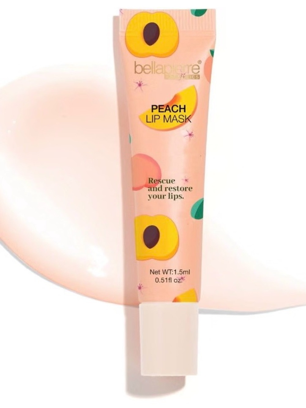 bellapierre Cosmetics Peach Lip Mask | Lip Plumping Mask, New Sealed